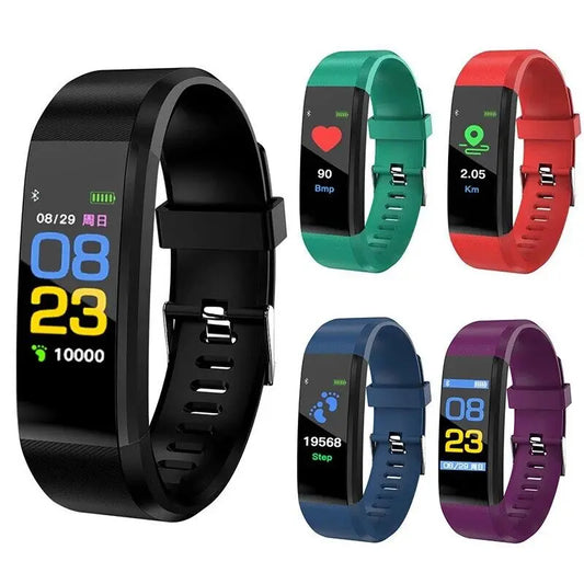 Pulseira Inteligente Sport Smart Watch - Monitor de Pressão Arterial e Frequência Cardíaca