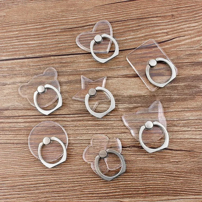 Suporte Universal para Celular com Anel Magnético - Transparente