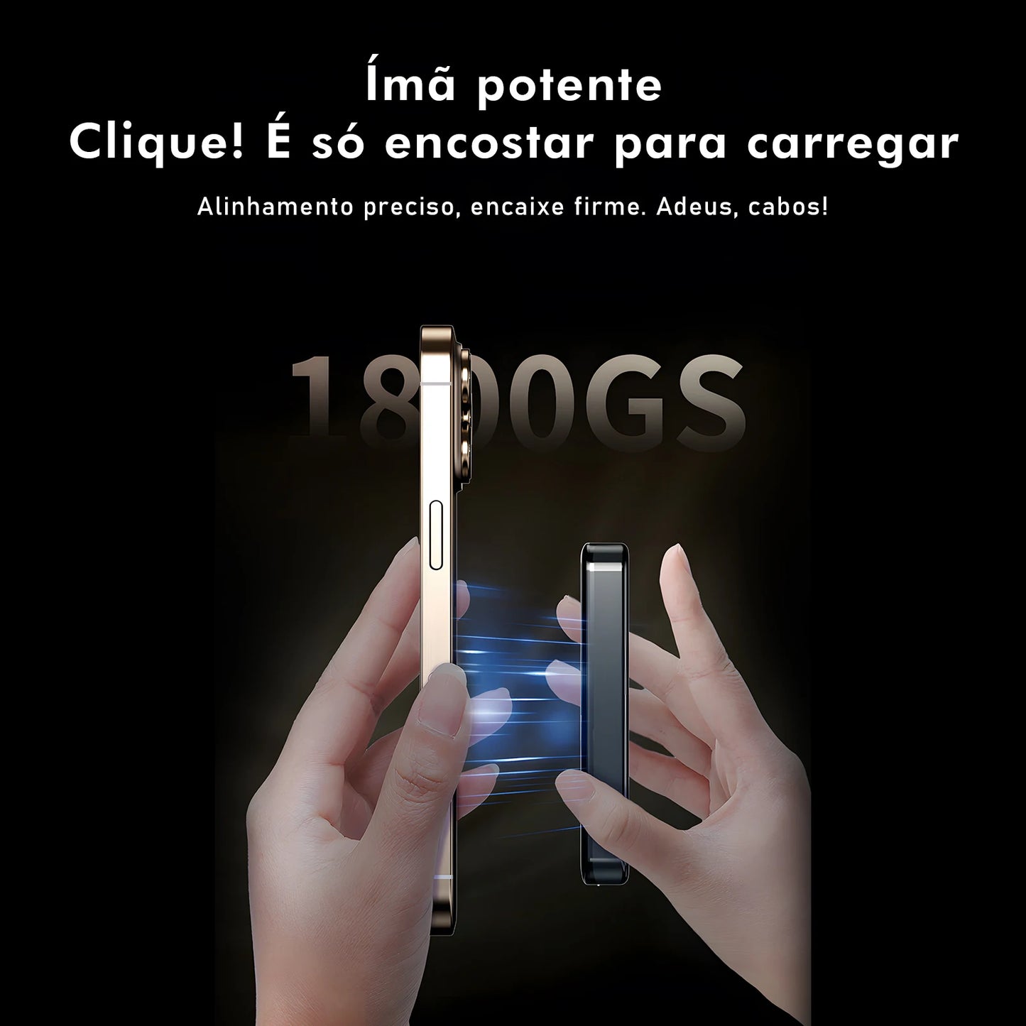 Powerbank Magnético - Carregador Portátil Inovador