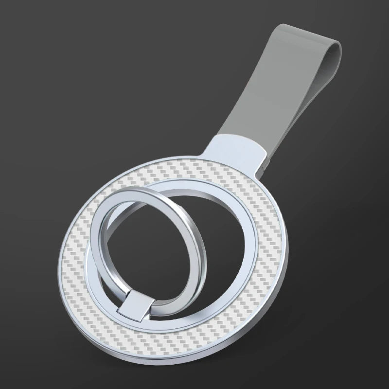 Suporte Magnético Universal para Celular com Magsafe - Anel de Dedos e Alça para Carro