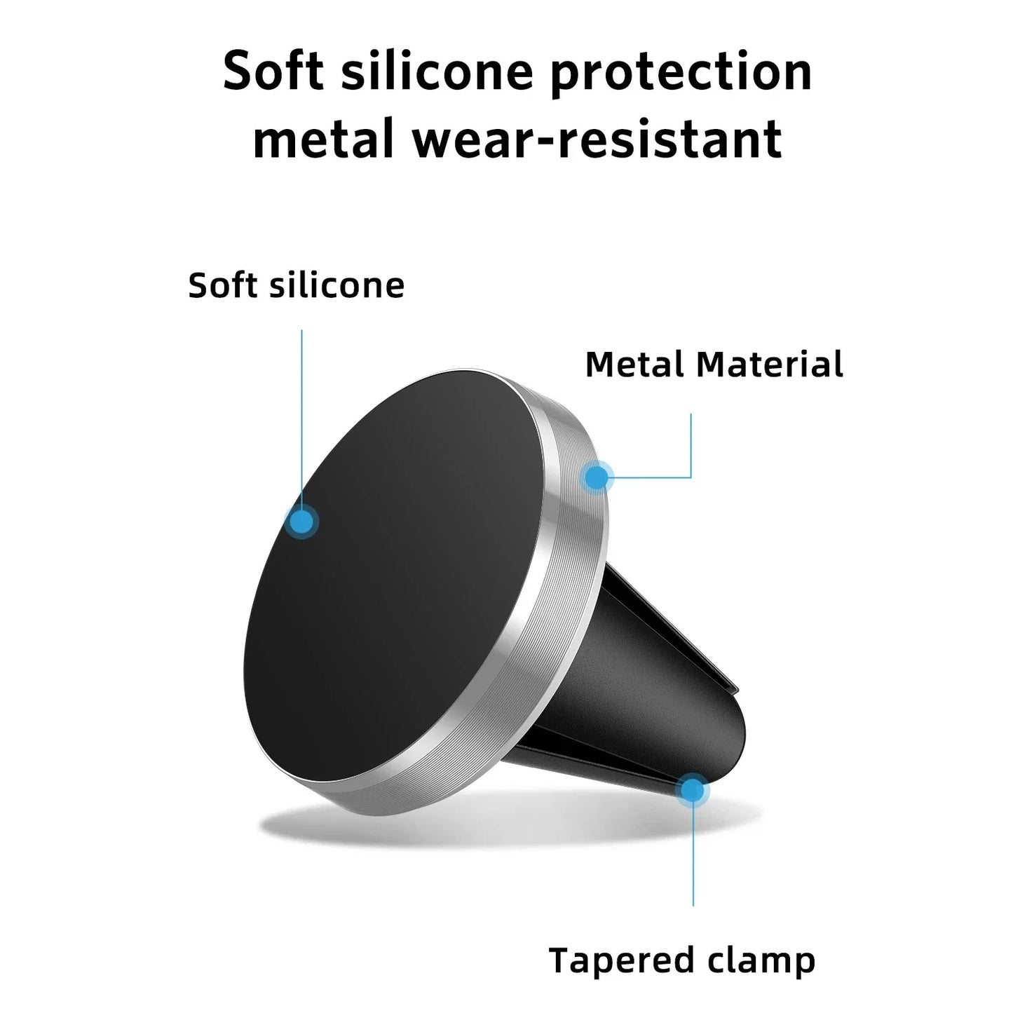 Suporte Magnético para Celular no Ventilador do Carro - NexTech