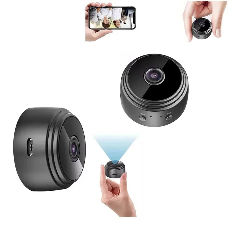 Câmera de Vigilância Mini A9 1080P HD com Wifi