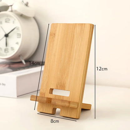 Suporte de Mesa de Madeira para Smartphone - Suporte Prático e Estiloso