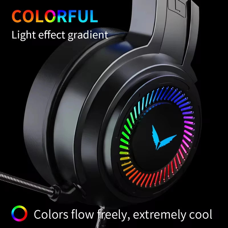 Fone de Ouvido Gamer G60 7.1 com Som Surround e Iluminação LED