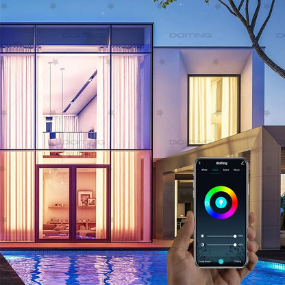 Lâmpada Inteligente WiFi E27 Dimerizável RGBCW 220V