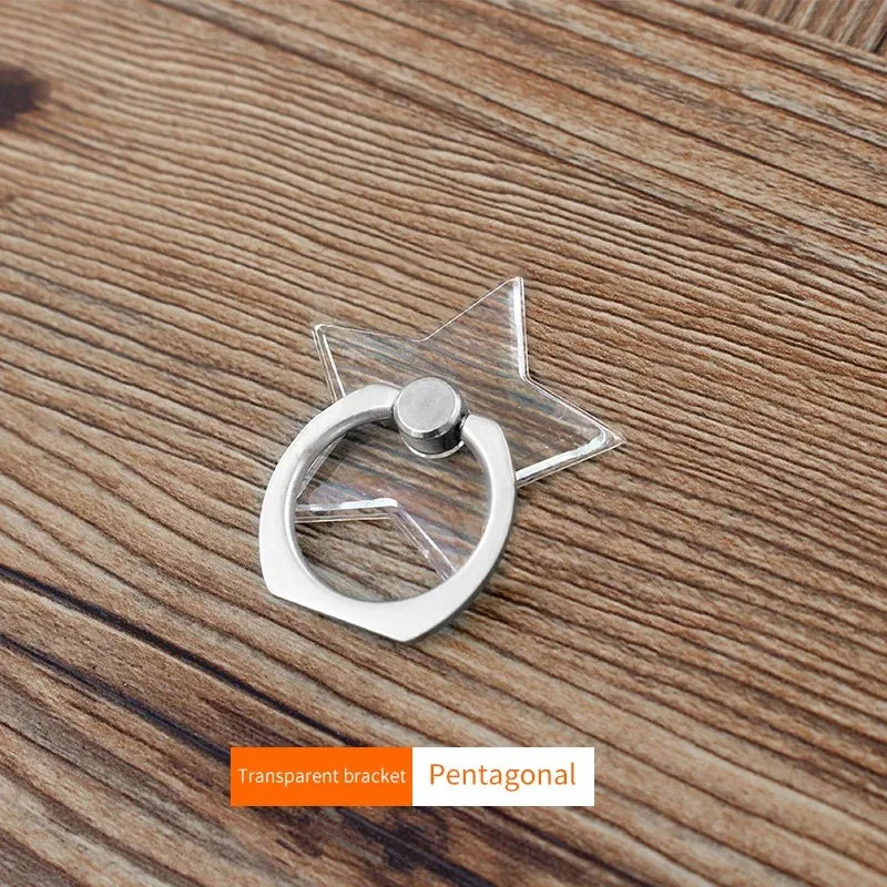 Suporte Universal para Celular com Anel Magnético - Transparente