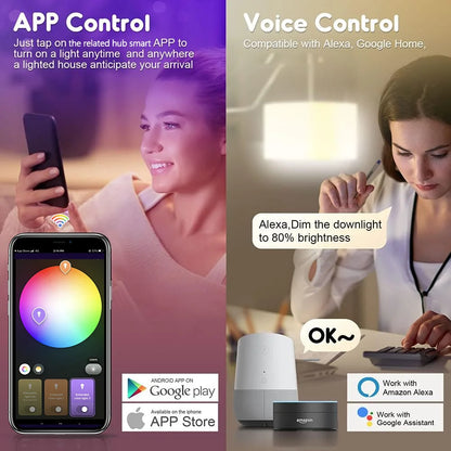 Lâmpada Inteligente Zigbee E27 RGB 15W/18W - Conectividade Total para Sua Casa