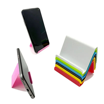 Suporte de Mesa para Smartphone Lazy Bracket - Mini e Portátil em Cores Vibrantes
