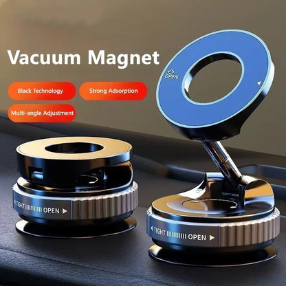 Suporte Magnético para Celular com Design Dobrável - Montagem 360° Ajustável para Carro