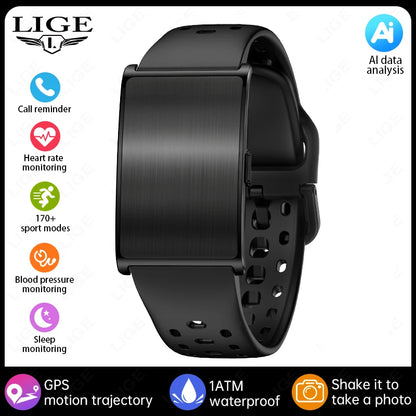 Pulseira Inteligente GPS com Monitor de Saúde e Lembrete de Chamadas