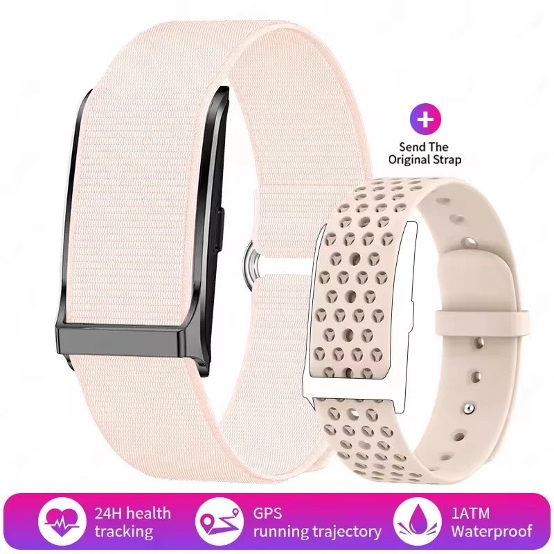 Relógio Inteligente Fitness para Homens e Mulheres - Monitor de Frequência Cardíaca e Pressão Arterial