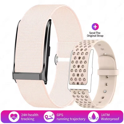 Relógio Inteligente Fitness para Homens e Mulheres - Monitor de Frequência Cardíaca e Pressão Arterial