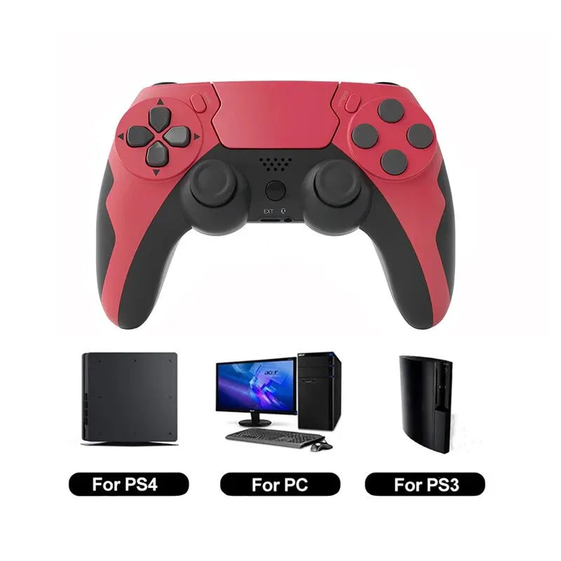 Controle Sem Fio GAMINJA P48 com Giroscópio de Seis Eixos para PS4, PS3 e PC