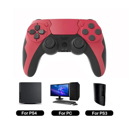 Controle Sem Fio GAMINJA P48 com Giroscópio de Seis Eixos para PS4, PS3 e PC