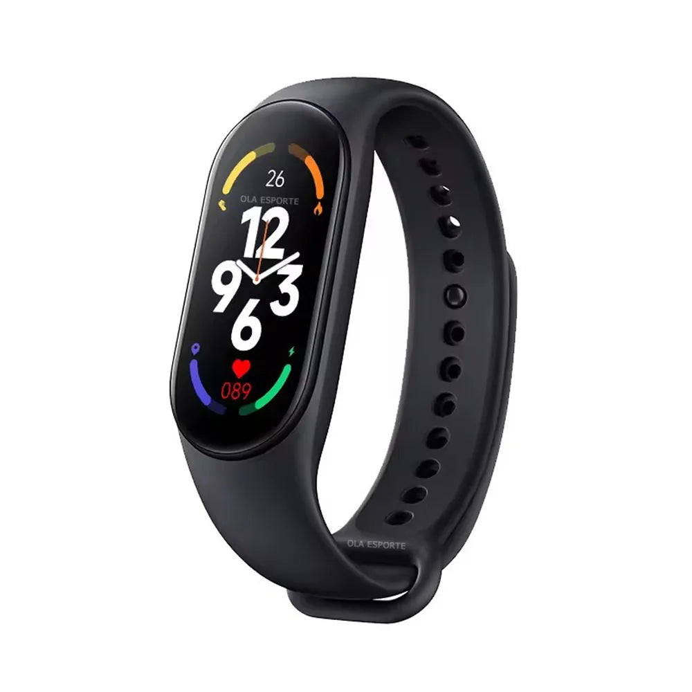 Smartwatch M7 - Monitor de Frequência Cardíaca e Pressão Arterial