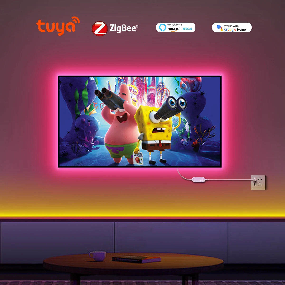 Controlador Zigbee para Fita LED RGB Smart Life - Luzes USB 5V