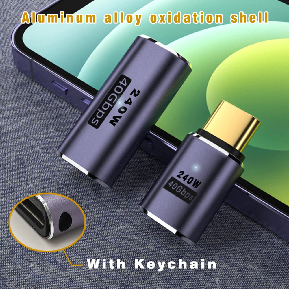 Adaptador UGOURD USB4 - USB C para USB C Thunderbolt 3/4