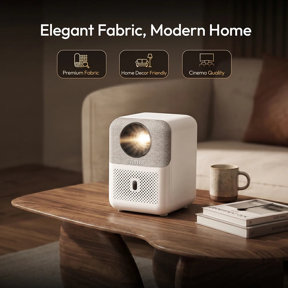 Projetor BYINTEK LOVE U4 4K Smart - Mini Home Theater com Android e WIFI
