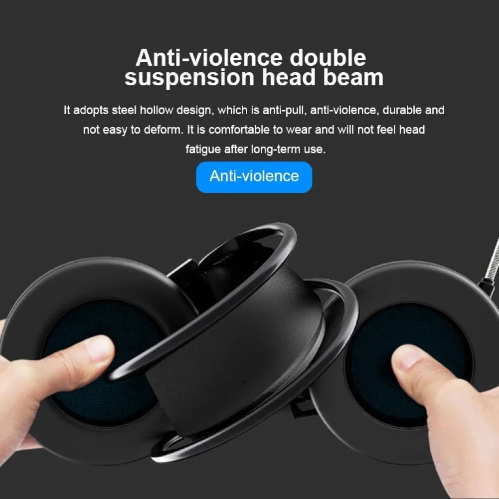 Fone de Ouvido Gamer G58 com Som Surround e Iluminação LED