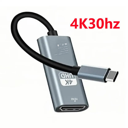 Adaptador Type C para HDMI 4K 60Hz - Converta Seu Dispositivo com Estilo