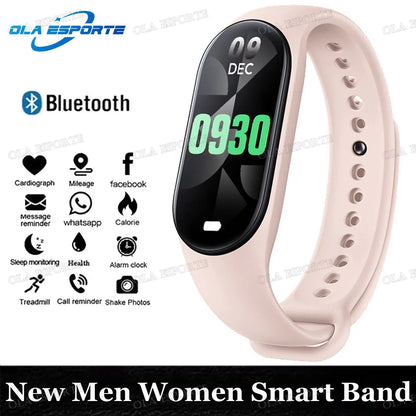 Pulseira Esportiva M8 - Monitore Seu Desempenho com Estilo