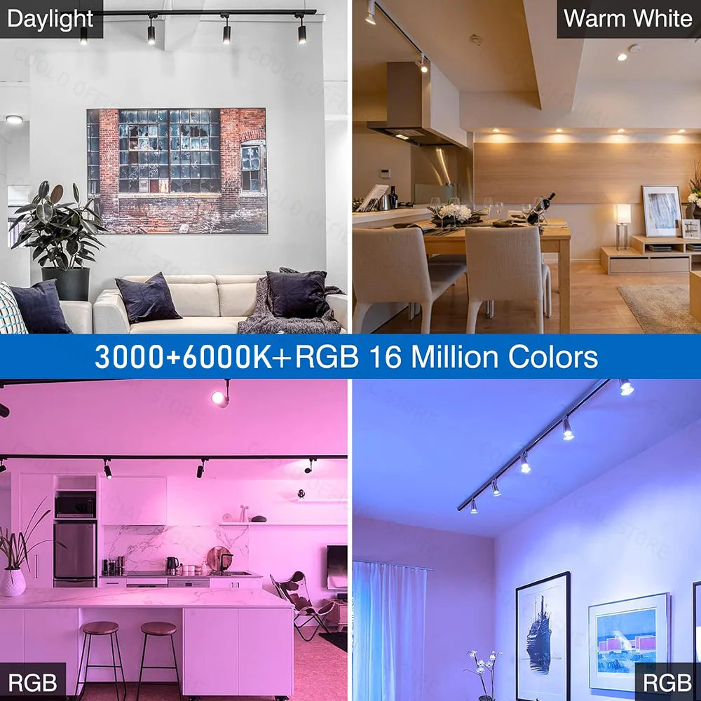 Lâmpada LED Inteligente ZigBee GU10 RGB W+C 5W - Controle pelo EWelink e Compatível com Alexa e Google Assistente