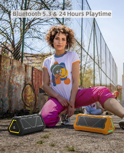 Caixa de Som Bluetooth MLOVE P3 - Potência de 40W, Som Estéreo, IPX7 à Prova d'Água