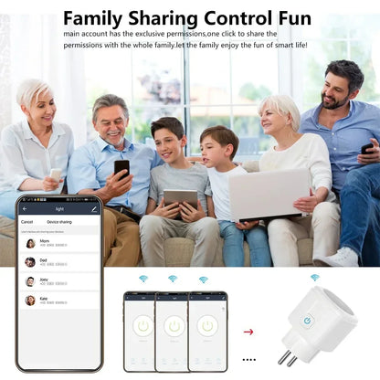 Tomada Inteligente Zigbee 3.0 WiFi - Controle de Voz e Monitoramento de Energia