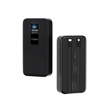 Power Bank Portátil 10000mAh e 20000mAh com Display Digital