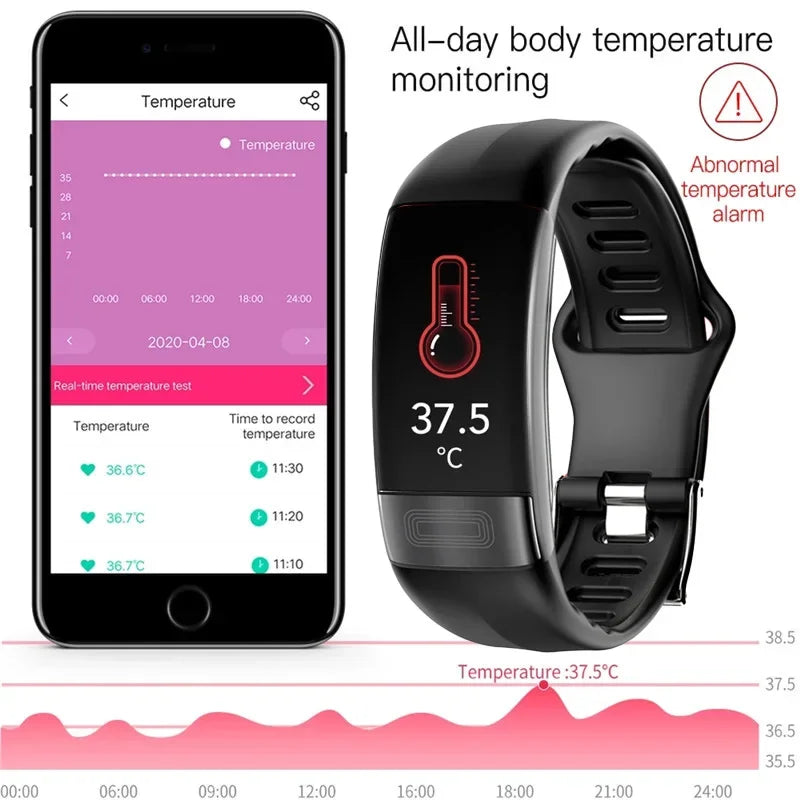 Pulseira Inteligente P11 Plus - Monitore Sua Saúde com Estilo