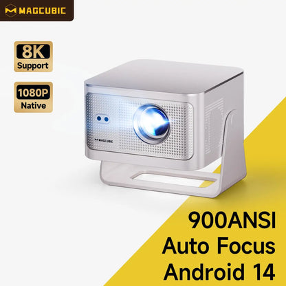 Projetor Magcubic 900ANSI Android 14 - Foco Automático, Suporte 8K Nativo e 1080P
