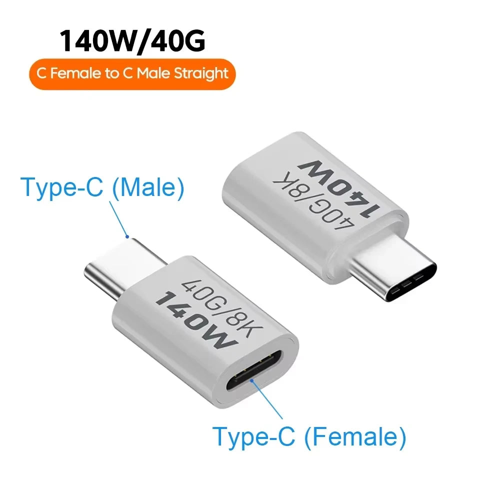 Adaptador NNBILI 140W 40Gbps OTG Type C - Conexão Rápida e Eficiente