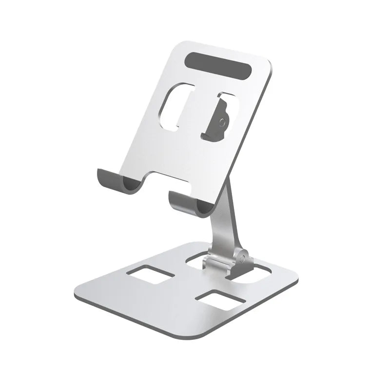 Suporte de Mesa para Celular e Tablet em Alumínio Dobrável