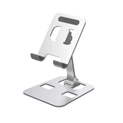 Suporte de Mesa para Celular e Tablet em Alumínio Dobrável