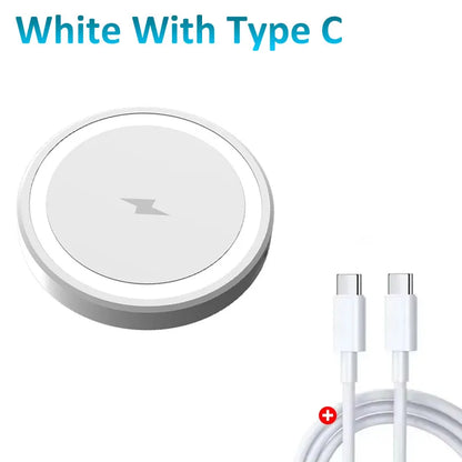 Carregador Sem Fio Magnético VIKEFON 15W para iPhone e AirPods