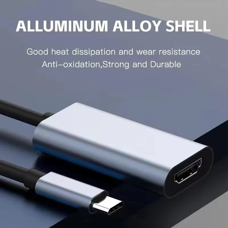 Adaptador Type C para HDMI 4K - Conector USB-C para HDTV