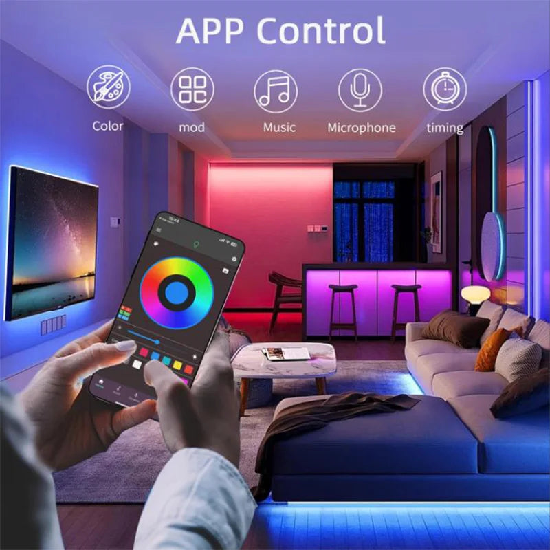 Fita LED RGB Neon USB - Iluminação Inteligente para Sua Casa e Jogos