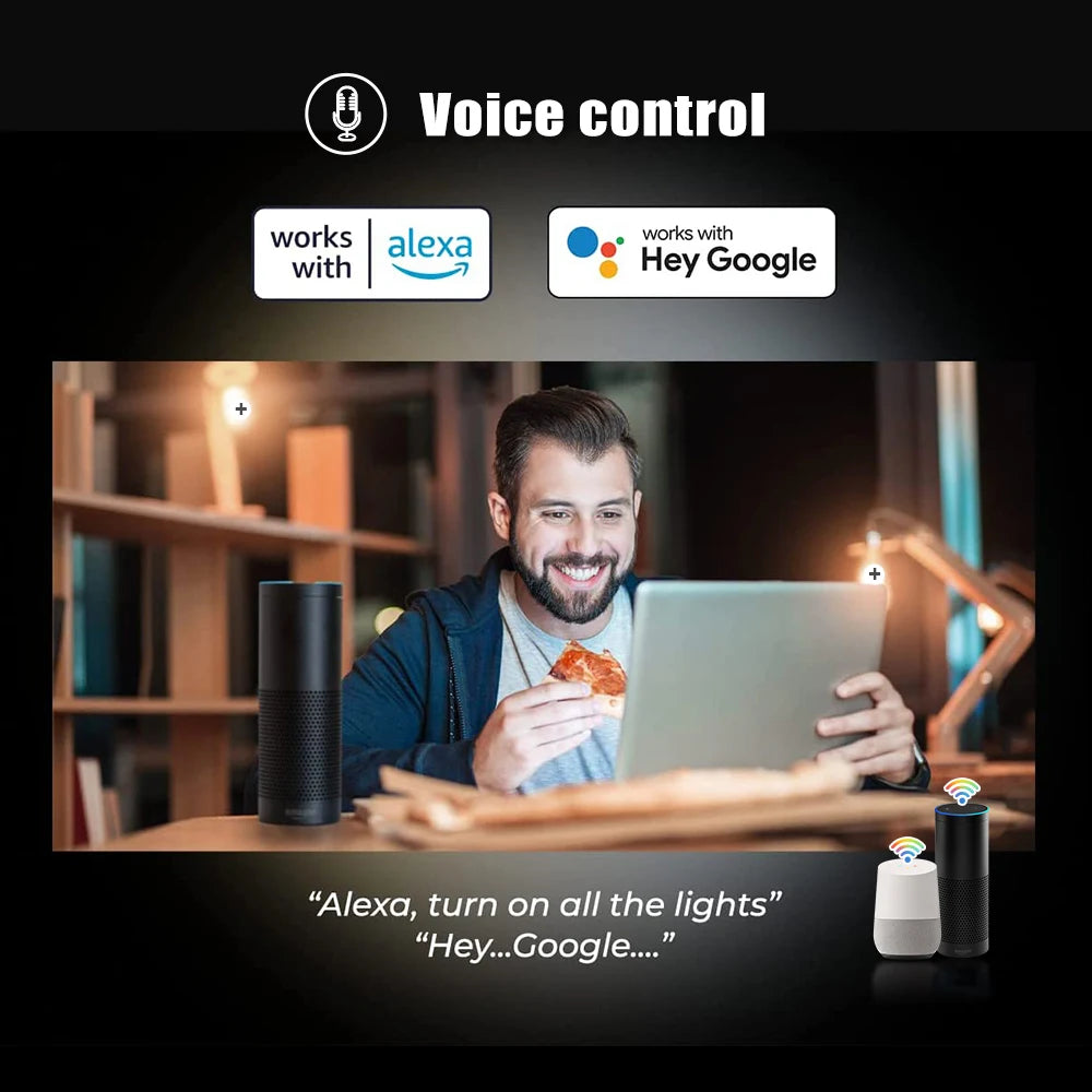 Lâmpada Inteligente Ewelink E14 Wifi Zigbee RGBCW - Compatível com Alexa, Google Home e SmartThings