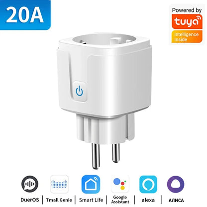 Tomada Inteligente TNCE Tuya WiFi/Zigbee 3.0 - Controle Remoto e Monitoramento de Energia