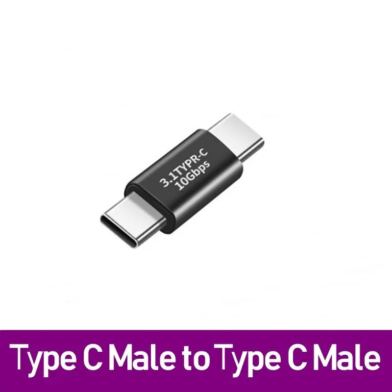 Adaptador Universal USB 3.0 OTG Type C - Conector USB C Masculino para USB-A Masculino e Feminino