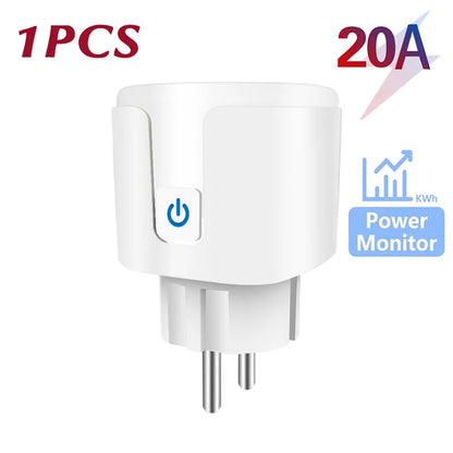 Tomada Inteligente WiFi 16A/20A com Monitor de Energia e Função de Temporização
