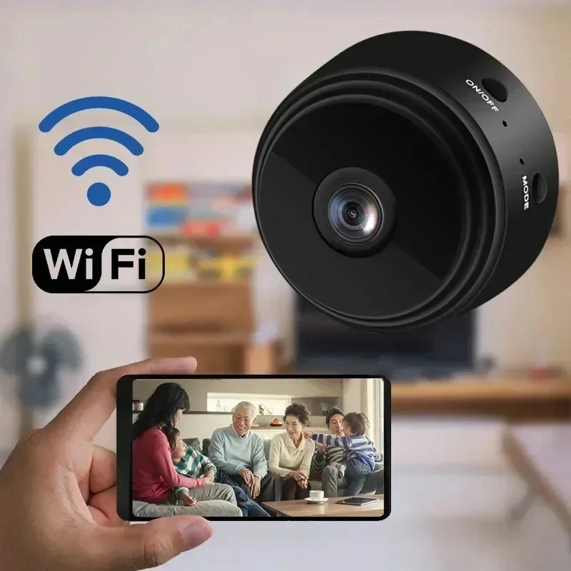 Câmera Mini A9 1080P HD com Wifi - Segurança Inteligente para Sua Casa