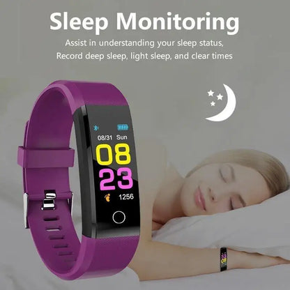 Pulseira Inteligente Sport Smart Watch - Monitor de Pressão Arterial e Frequência Cardíaca