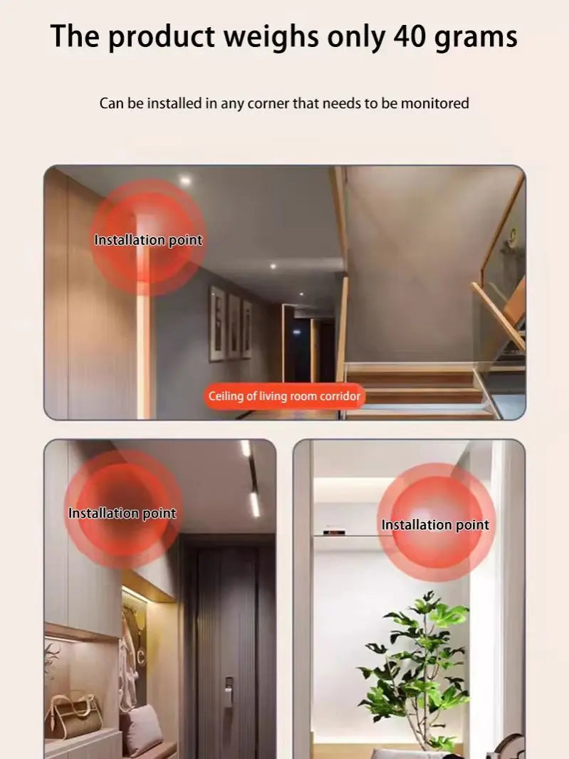 Câmera Mini WiFi 4K 1080P Lenovo - Vigilância Inteligente e Portátil