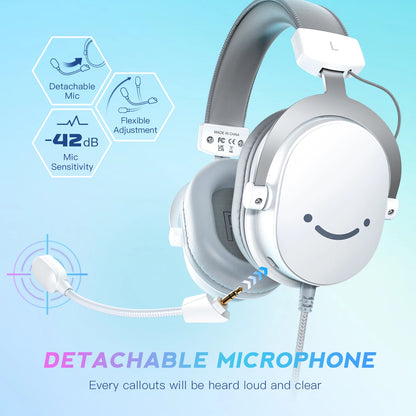 Fone de Ouvido Gamer FIFINE USB com Som Surround 7.1 e Microfone