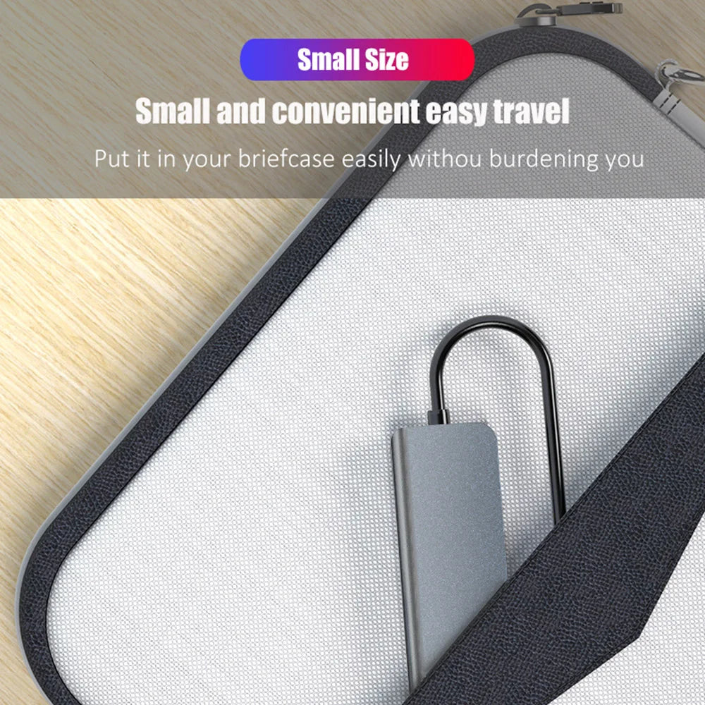 Hub USB-C 6 em 1 - Adaptador Tipo C 3.0 com Saída 4K HDMI, Leitor de Cartões SD/TF e Carregamento Rápido PD
