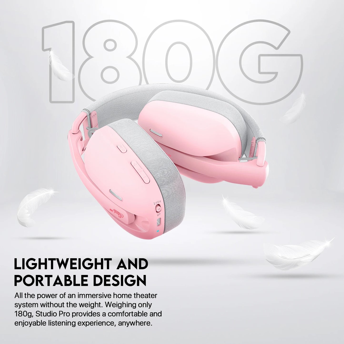 FANTECH WHG03P STUDIO PRO - Headset Gamer com Fio e Bluetooth 7.1 Surround