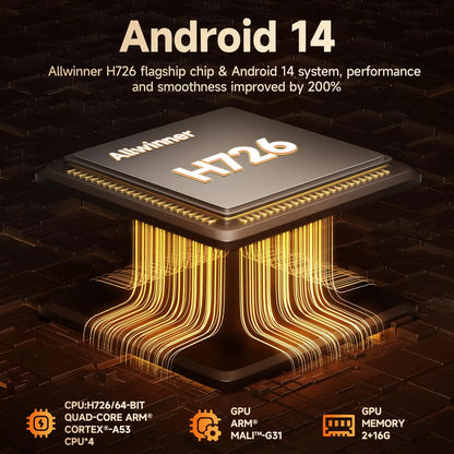 Projetor Magcubic 900ANSI Android 14 - Foco Automático, Suporte 8K Nativo e 1080P