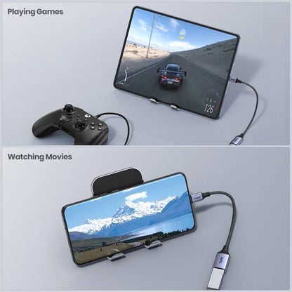 Adaptador OTG USB-C para USB-A TOPK - Conexão Rápida e Versátil