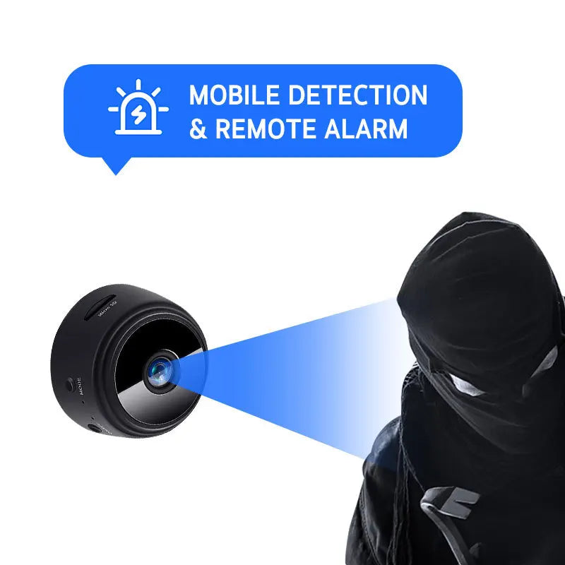 Câmera de Vigilância Mini A9 com Wifi - 1080P HD e Visão Noturna